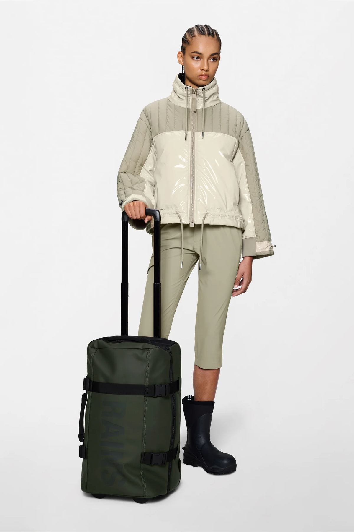Rains Texel Cabin Bag Τρόλεϊ Καμπίνας 55cm 35L Αδιάβροχο