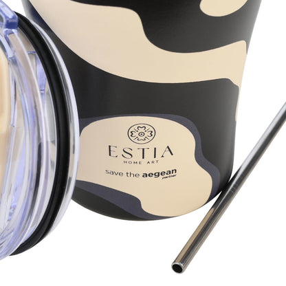 Estia Θερμός Coffee Mug Save The Aegean 350ml Bold Drift