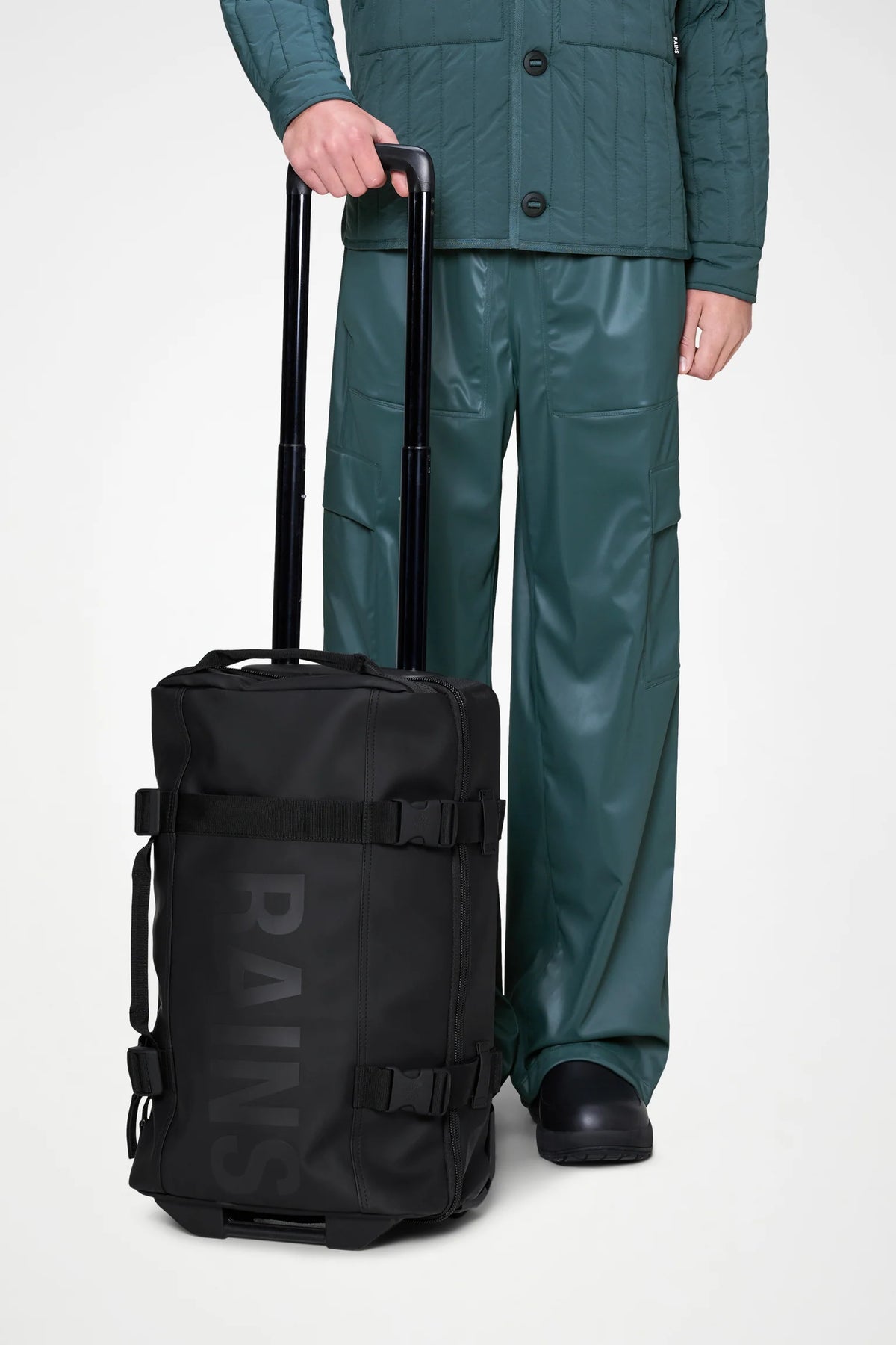 Rains Texel Cabin Bag Τρόλεϊ Καμπίνας 55cm 35L Αδιάβροχο