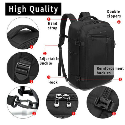 Bange 1916 Σακίδιο Laptop 17.3" Ταξιδιού Αδιάβροχο