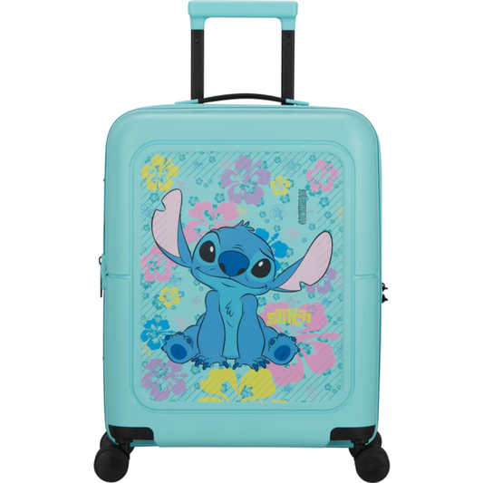 American Tourister DashPop Disney Stitch Βαλίτσα Καμπίνας 55cm Σκληρή Επεκτεινόμενη