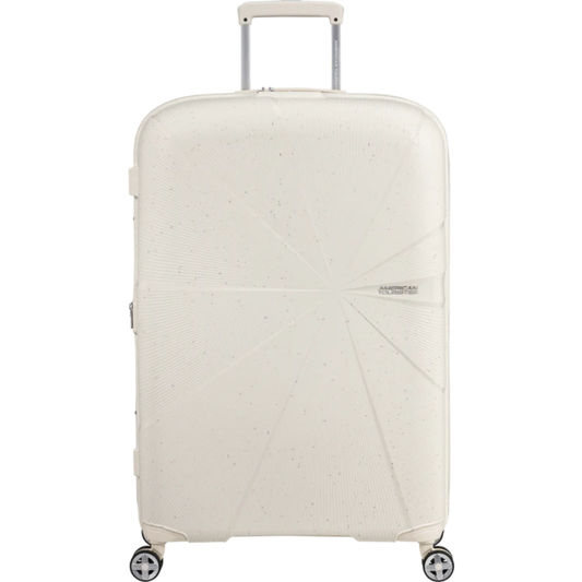 American Tourister StarVibe Βαλίτσα Μεγάλη 77cm Σκληρή Cream Speckles