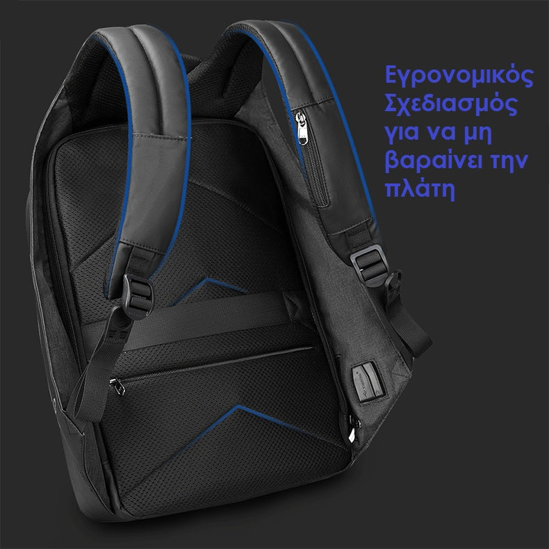 Tigernu T-B3599 Αντικλεπτικό Σακίδιο Πλάτης Μαύρο
