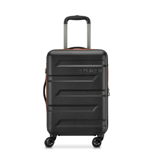 Securitech by Delsey Slash Βαλίτσα Καμπίνας 55cm Επεκτεινόμενη Black