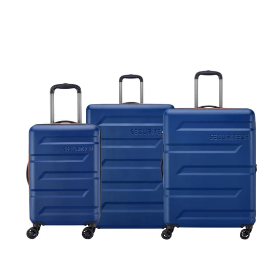 Securitech by Delsey Slash Σετ 3 Βαλίτσες 55-69-81cm Navy Blue