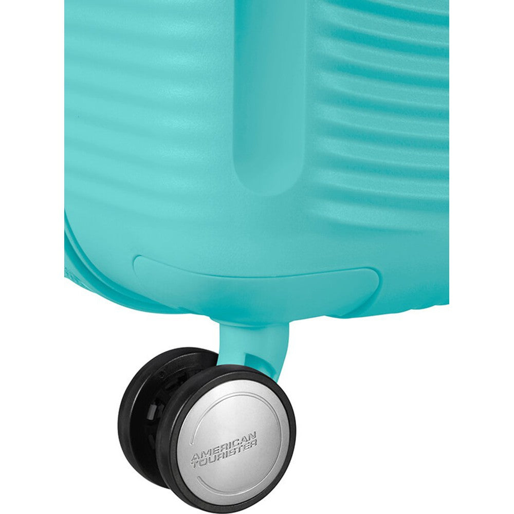 American Tourister Soundbox Βαλίτσα Καμπίνας 55cm Επεκτεινόμενη Light Turquoise