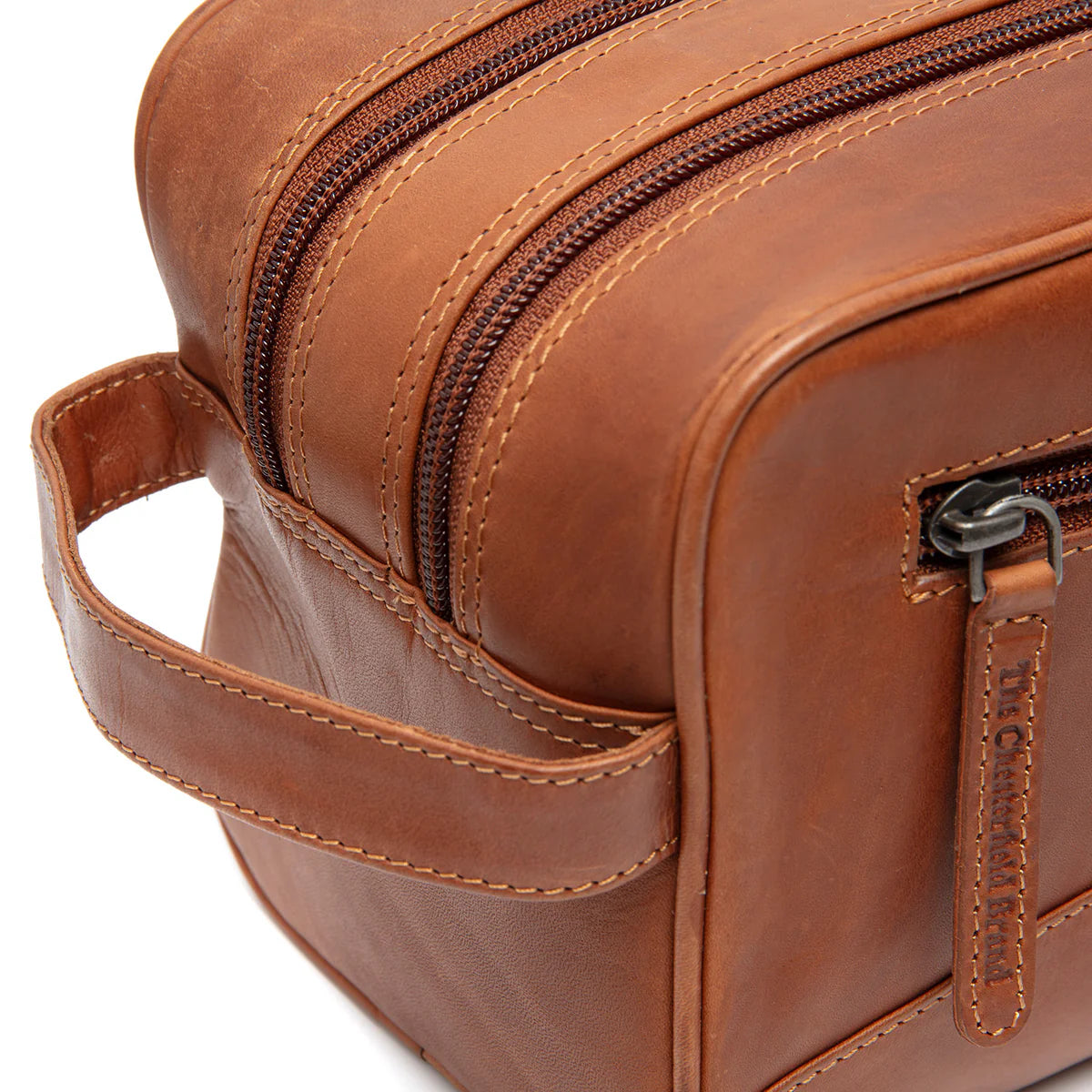 The Chesterfield Brand Stacey Δερμάτινο Νεσεσέρ Cognac