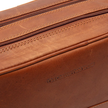 The Chesterfield Brand Stacey Δερμάτινο Νεσεσέρ Cognac
