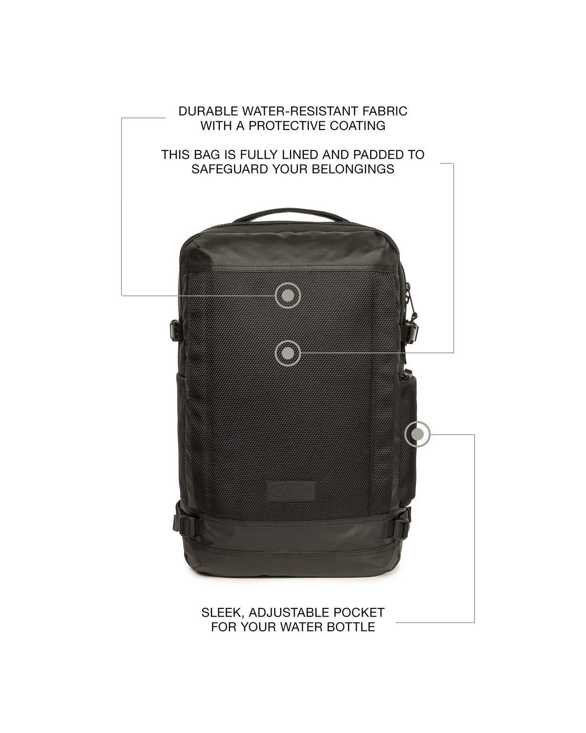 Eastpak Tecum CNNCT Σακίδιο Laptop Μαύρο