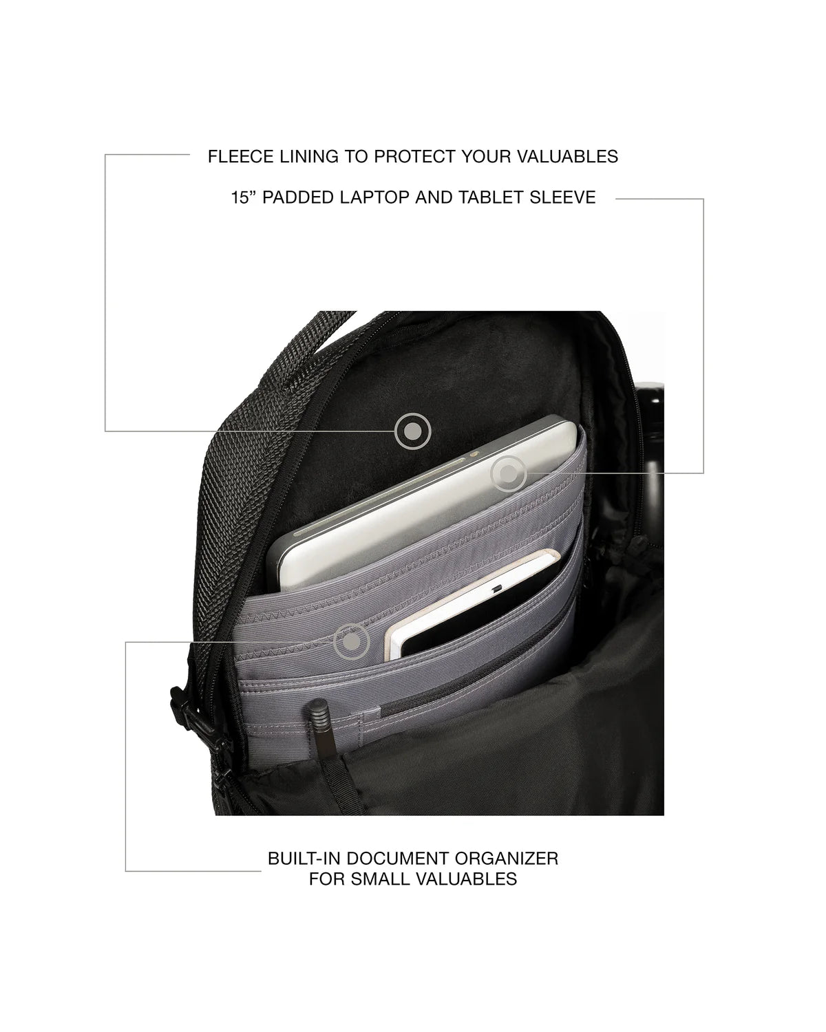Eastpak Tecum CNNCT Σακίδιο Laptop Μαύρο