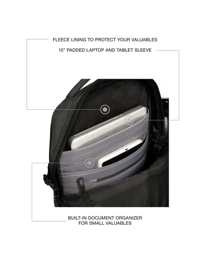 Eastpak Tecum CNNCT Σακίδιο Laptop Μαύρο