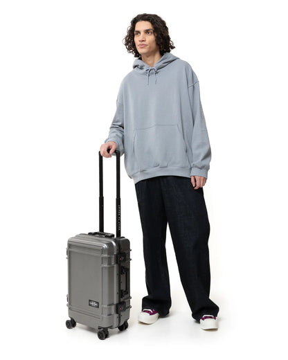 Eastpak Resist'r Case S Βαλίτσα Καμπίνας Σκληρή Brushed Metal