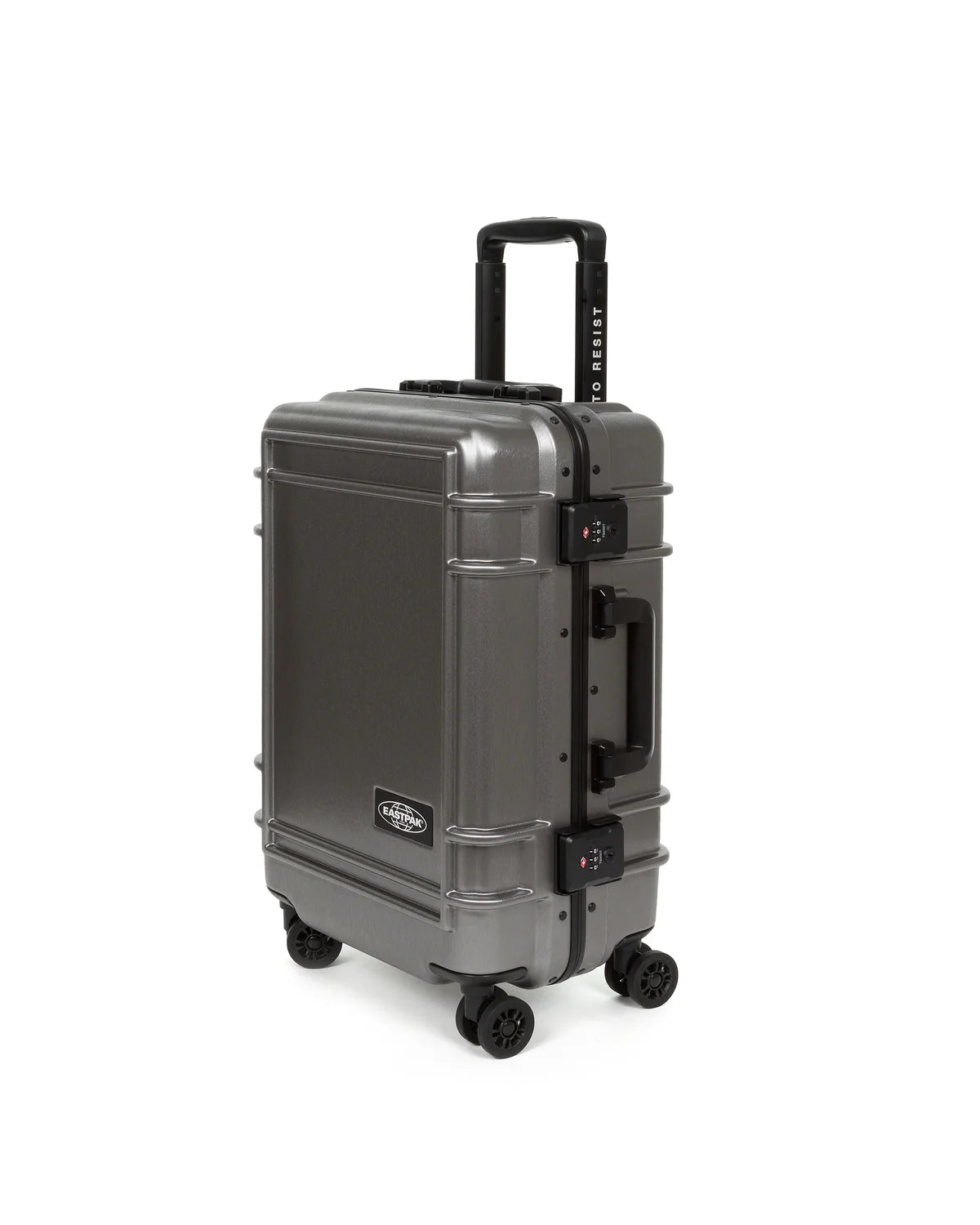 Eastpak Resist'r Case S Βαλίτσα Καμπίνας Σκληρή Brushed Metal