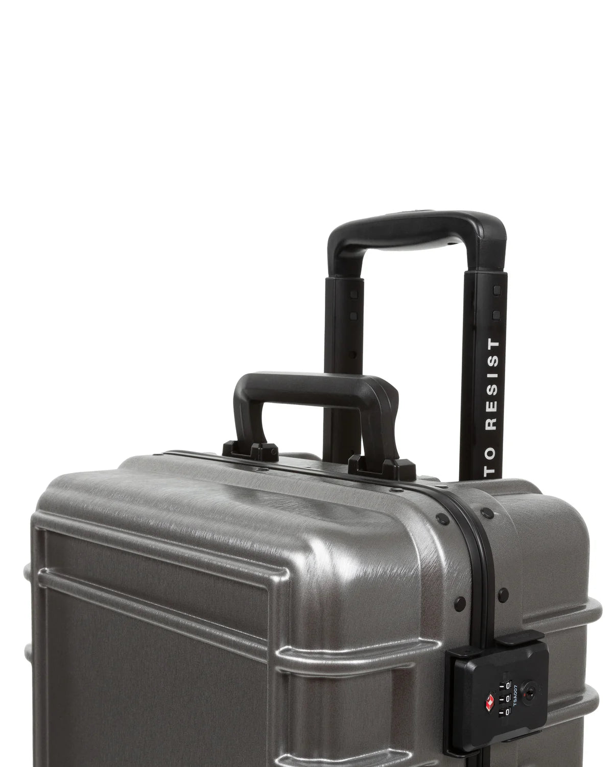Eastpak Resist'r Case S Βαλίτσα Καμπίνας Σκληρή Brushed Metal