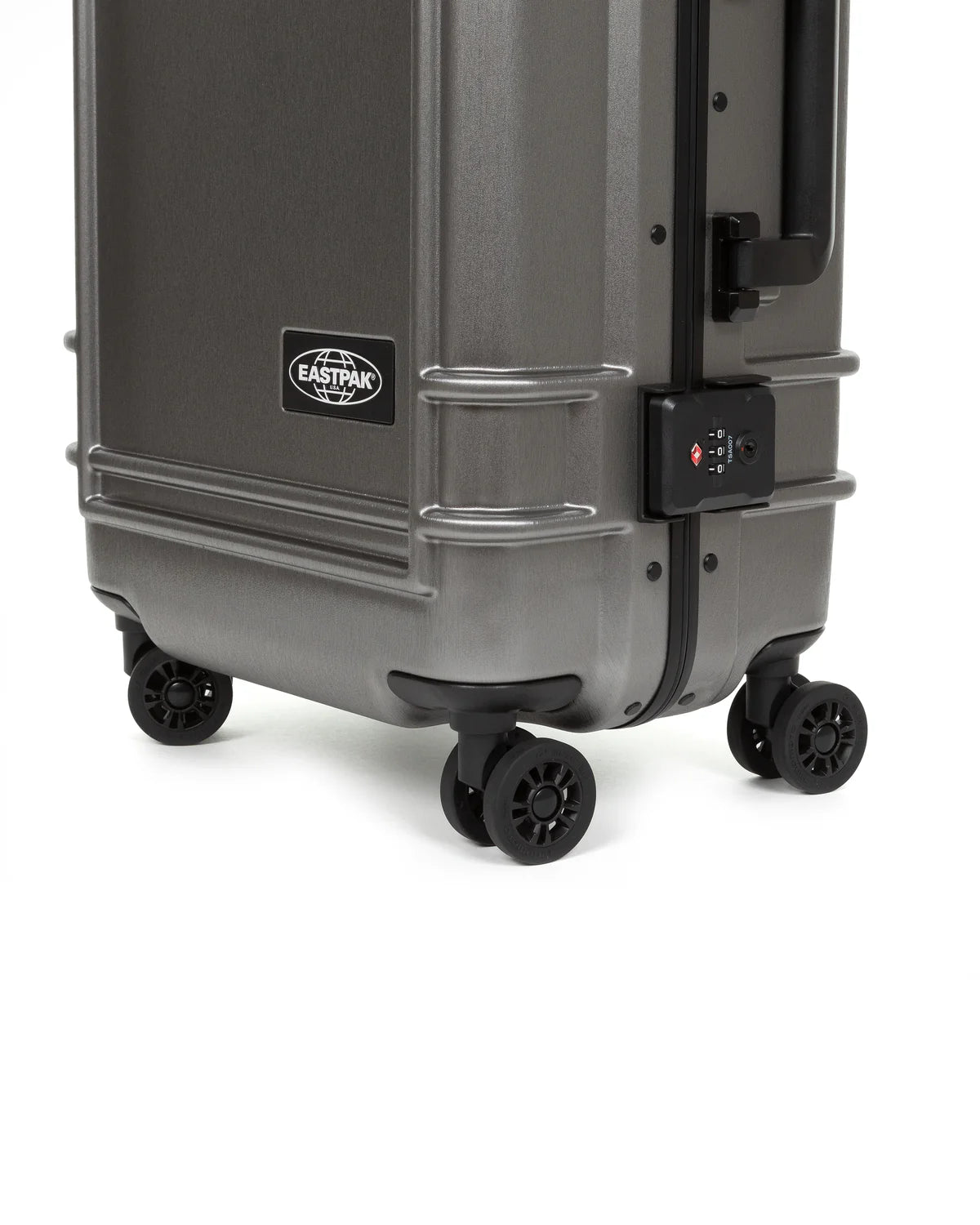 Eastpak Resist'r Case S Βαλίτσα Καμπίνας Σκληρή Brushed Metal