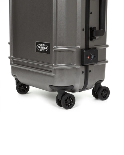 Eastpak Resist'r Case S Βαλίτσα Καμπίνας Σκληρή Brushed Metal