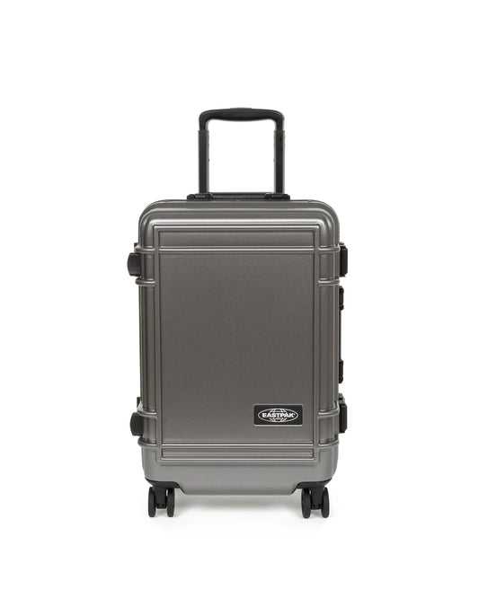 Eastpak Resist'r Case S Βαλίτσα Καμπίνας Σκληρή Brushed Metal
