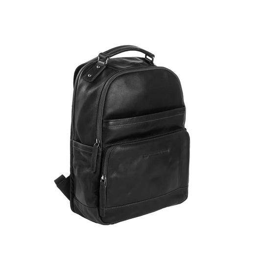 The Chesterfield Brand Austin Δερμάτινο Σακίδιο Laptop 14" Μαύρο