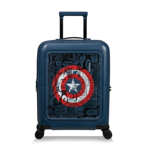 American Tourister Marvel Captain America Παιδική Βαλίτσα Καμπίνας 55cm Σκληρή 4 Ρόδες