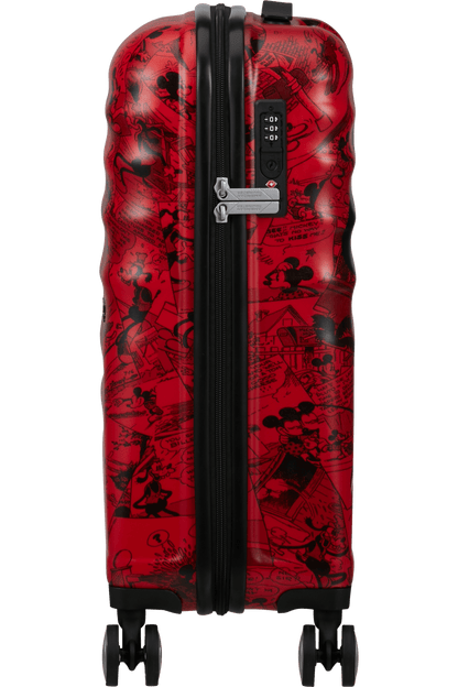 American Tourister Disney Wavebreaker Βαλίτσα Καμπίνας 55cm Σκληρή Mickey Comics Red