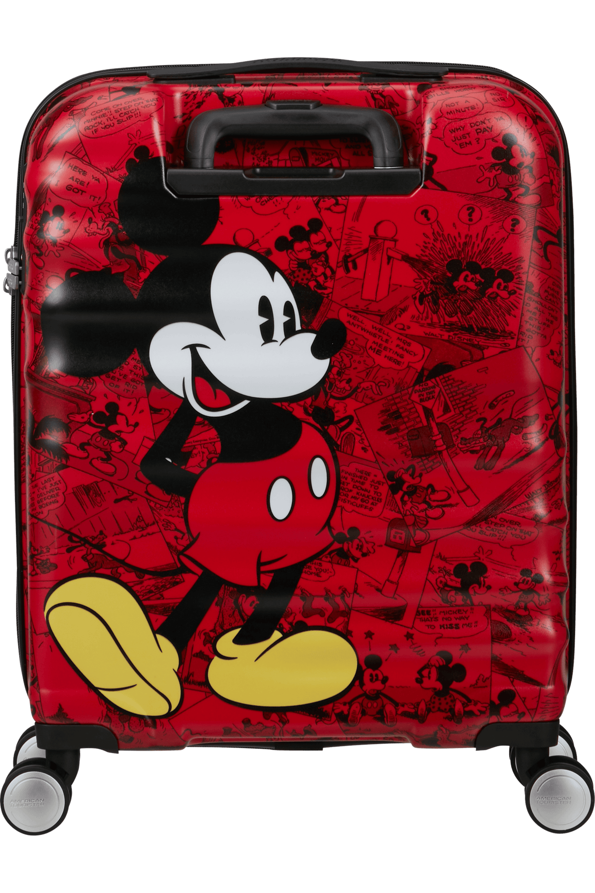 American Tourister Disney Wavebreaker Βαλίτσα Καμπίνας 55cm Σκληρή Mickey Comics Red