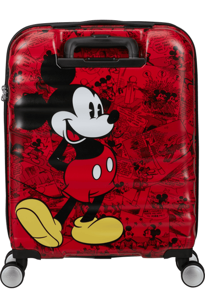 American Tourister Disney Wavebreaker Βαλίτσα Καμπίνας 55cm Σκληρή Mickey Comics Red