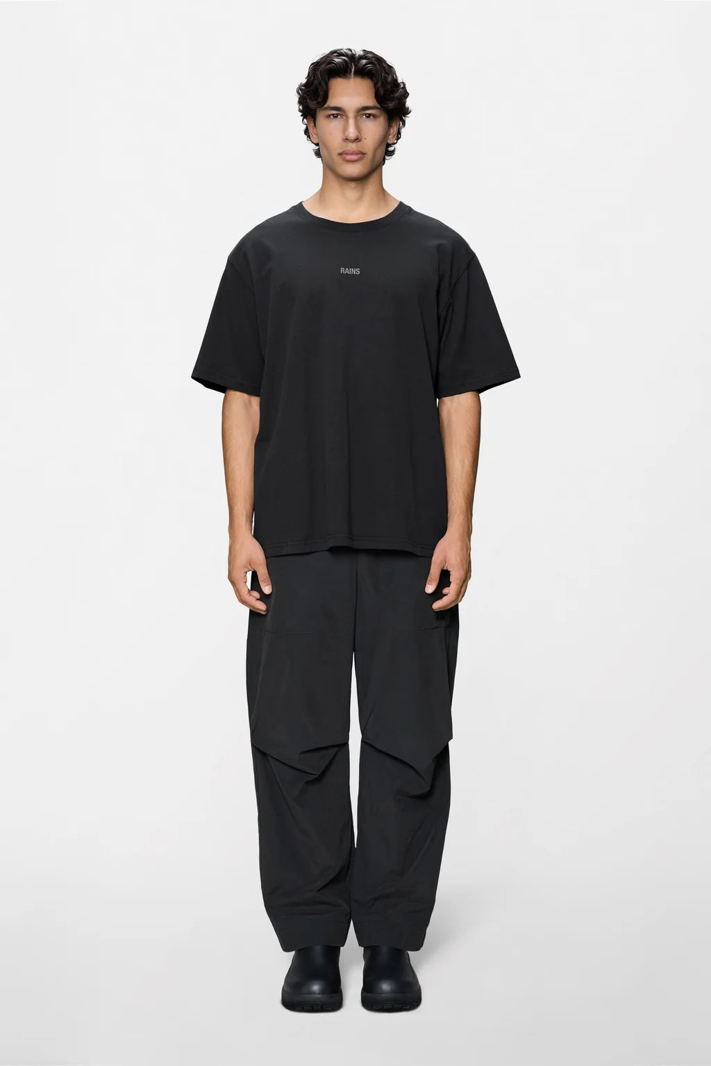 Rains Classic T-shirt Βαμβακερό